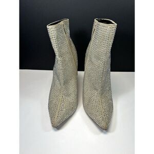 Aldo tan suede boots with rhinestones | women’s size 8.5